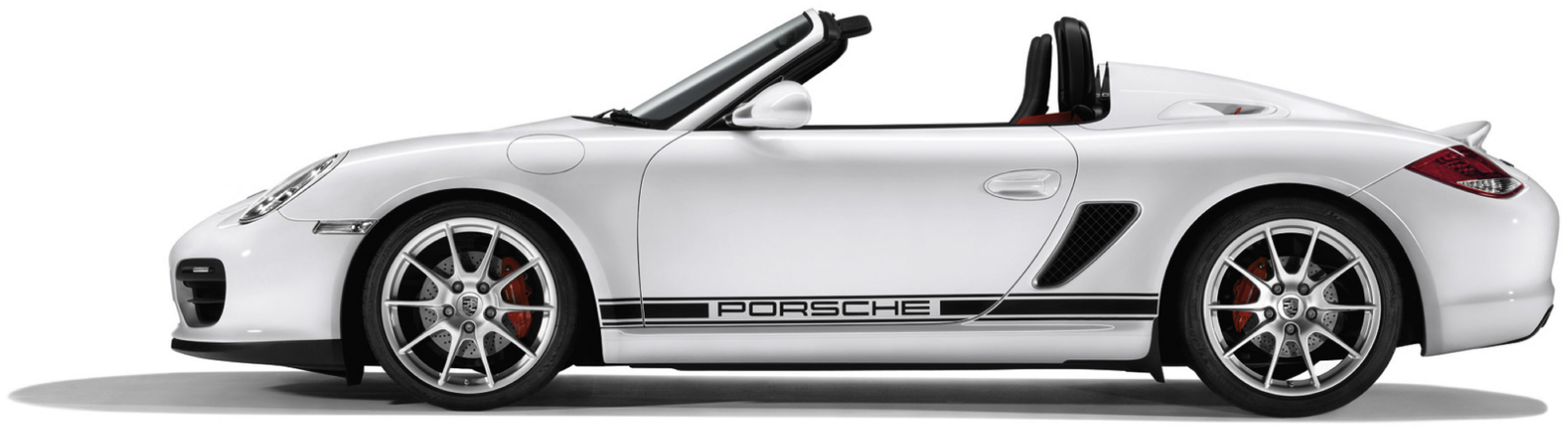 Transparent white car