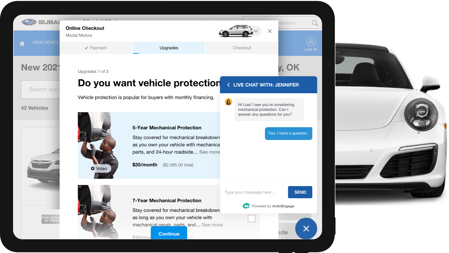 Chat iPad Car